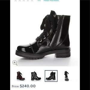 BOS. & CO. patent leather Paulie boots EU37 (US 7)